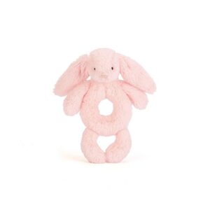 królik grzechotka różowa maskotka dla niemowląt