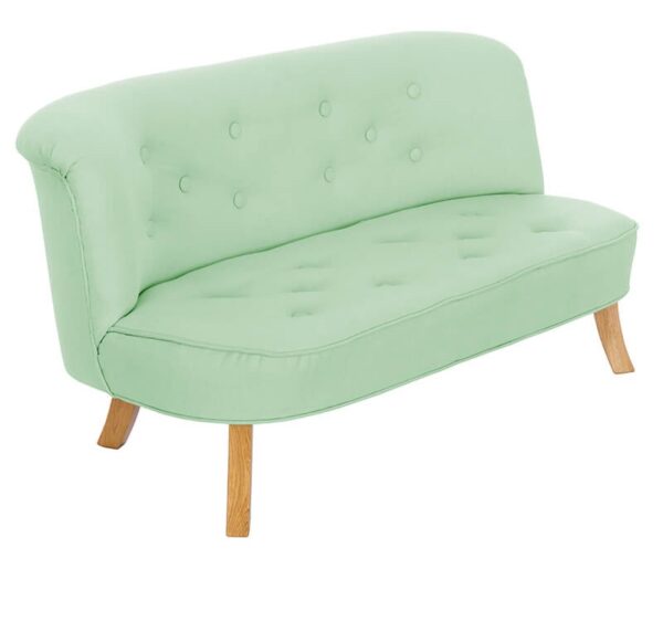 Sofa do pokoju dziecka zielona