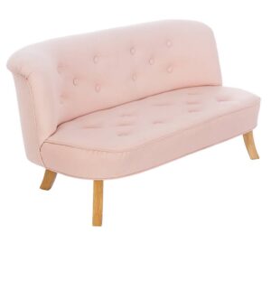 Różowa sofa do pokoju dziecka