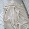 Ręcznik bambusowy dla niemowlaka beige