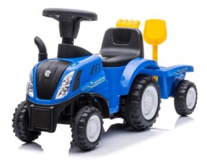 Traktor samochodzik jeździk New Holland niebieski