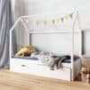 Łóżko dla dziecka tapczan białe